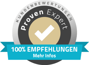 ProvenExpert – 100 % Empfehlungen